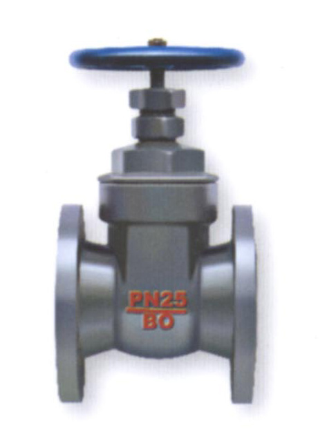 Flanged gate valve of type screw connection for body and bonnet
