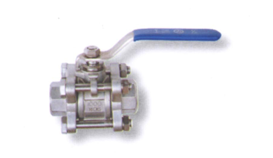 Inside screwed ball valve (III type three pieces of parts)