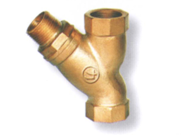Pipeline brass filter(central outside serew end)